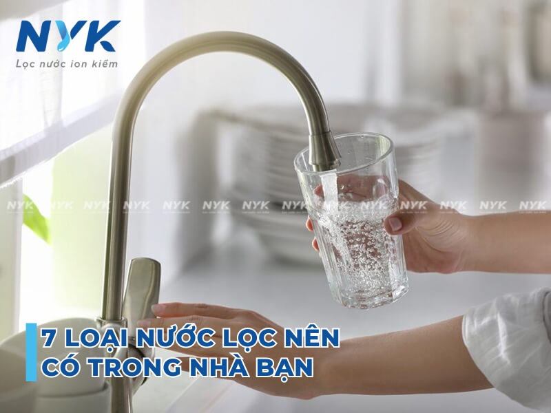 7 Loại Nước Lọc Nên Có Trong Nhà Bạn