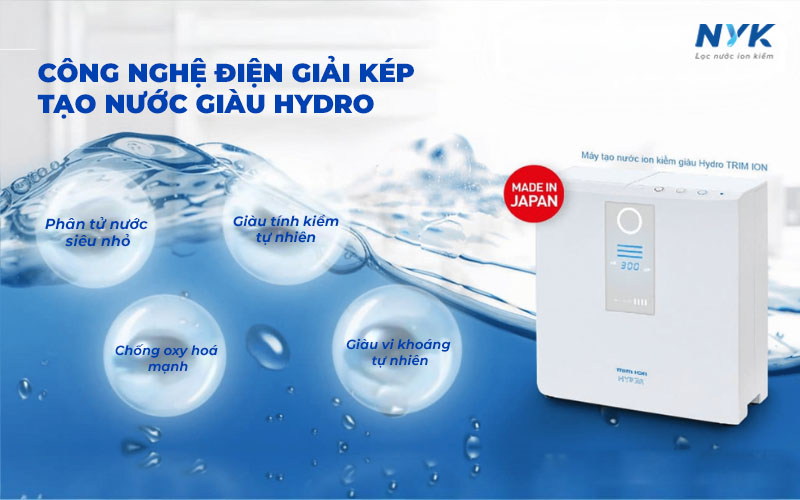 Trim iON Hyper được trang bị công nghệ điện giải kép