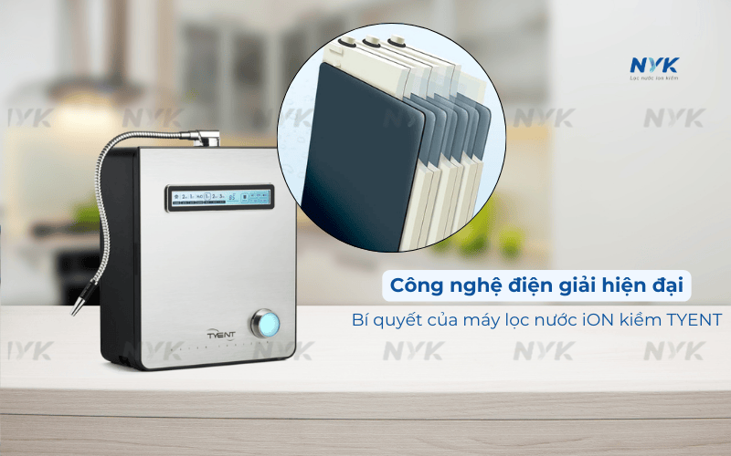 Công Nghệ Điện Giải Từ Máy Lọc Nước Ion Kiềm Tyent