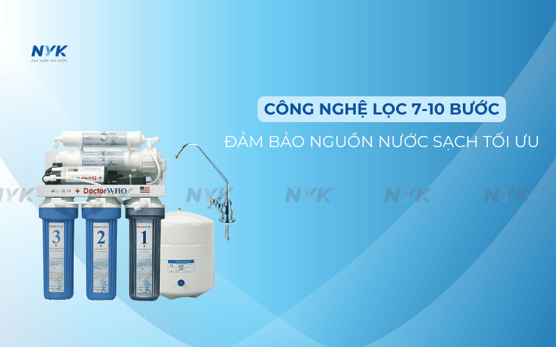 Khám phá hệ thống lọc của máy lọc nước iON kiềm TYENT